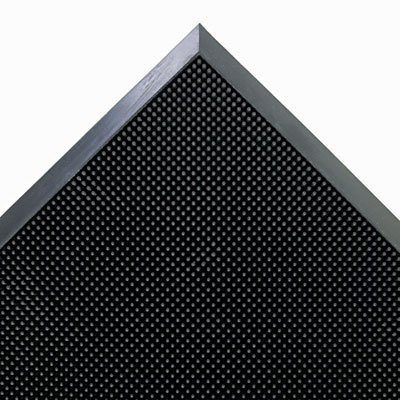 Crown Mats Mat-A-Dor Entrance/Scraper Mat, Rubber, 24 x 32, Black CWNMASR42BK