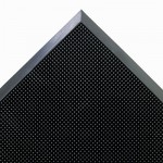 Crown Mats Mat-A-Dor Entrance/Scraper Mat, Rubber, 24 x 32, Black CWNMASR42BK