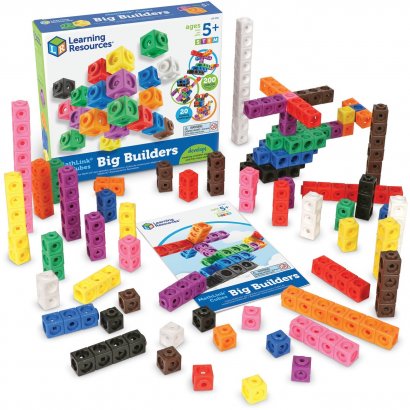 Learning Resources MathLink Cubes Big Builders LER9291