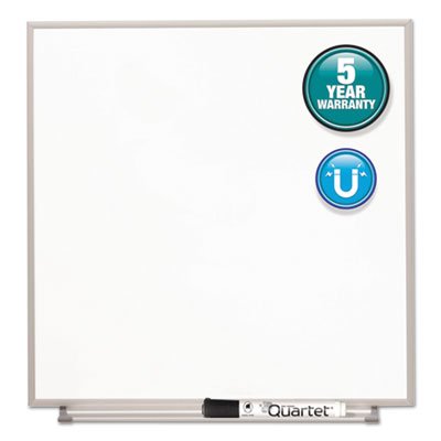 Quartet Matrix Magnetic Boards, Painted Steel, 23 x 23, White, Aluminum Frame QRTM2323