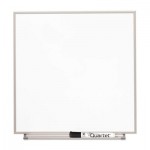 Quartet Matrix Magnetic Boards, Painted Steel, 23 x 16, White, Aluminum Frame QRTM2316