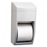 Bobrick BOB 5288 Matrix Series Two-Roll Tissue Dispenser, 6 1/4w x 6 7/8d x 13 1/2h