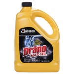 Drano Max Gel Clog Remover, Bleach Scent, 128 oz Bottle, 4/Carton SJN696642