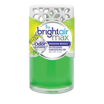 BRIGHT ir Max Scented Oil Air Freshener, Meadow Breeze, 4 oz, 6/Carton BRI900441