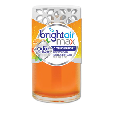 BRIGHT ir Max Scented Oil Air Freshener, Citrus Burst, 4 oz, 6/Carton BRI900440