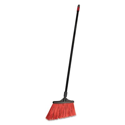 Maxi-Angler Broom, Polypropylene Bristles, 56" Handle, Black, 6/Carton DVOCB064205