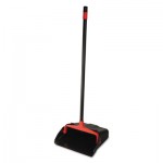 Maxi-Plus Lobby Dust Pan with Rear Wheels, Black, 13"Wide, 30"Handle, 6/Carton DVOCB962082