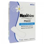 HOSPECO Maxithins Vended Sanitary Napkins #4, 250 Individually Boxed Napkins/Carton HOSMT4