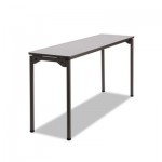 Iceberg Maxx Legroom Rectangular Folding Table, 60w x 18d x 29-1/2h, Gray/Charcoal ICE65877