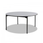 Iceberg Maxx Legroom Round Folding Table, 60" Dia. x 29-1/2"h, Gray/Charcoal ICE65867