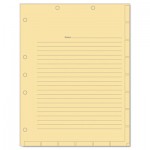 Tabbies Medical Chart Index Divider Sheets, 11 x 8.5, Manila, 400/Box TAB54519
