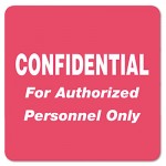 Tabbies Medical Labels for Confidential, 2 x 2, Red, 500/Roll TAB40570