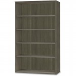 Medina Series Gray Laminate. 5-Shelf Bookcase MVB5LGS