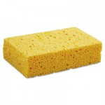 PAD CS2 Medium Cellulose Sponge, 3 2/3 x 6 2/25", 1 11/20" Thick, Yellow, 24/Carton BWKCS2