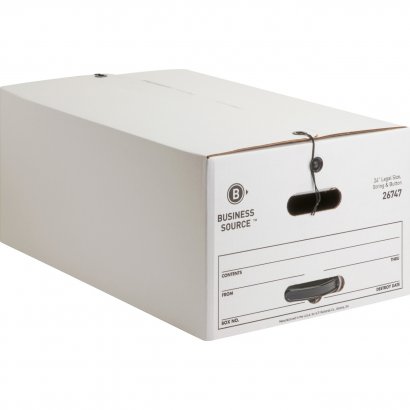 Business Source Medium Duty Legal Size Storage Box 26747