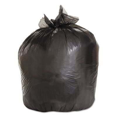 BWK 3339H Medium-Grade Can Liners, 33x39, 33 Gal, .50 Mil, Black, 25 Bags/RL, 8 Rolls/CT BWK3339H