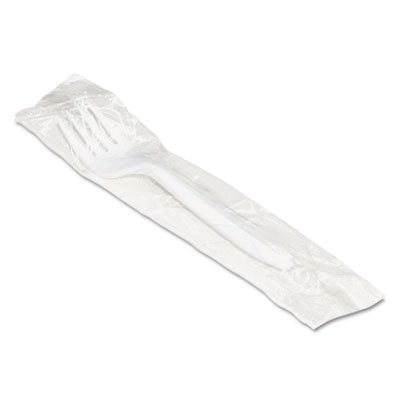 BWK FORKIW Mediumweight Wrapped Polypropylene Forks, White, 1000/Carton BWKFORKIW