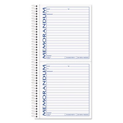 Tops Memorandum Book, 5 x 5 1/2, Two-Part Carbonless, 100 Sets/Book TOP4150