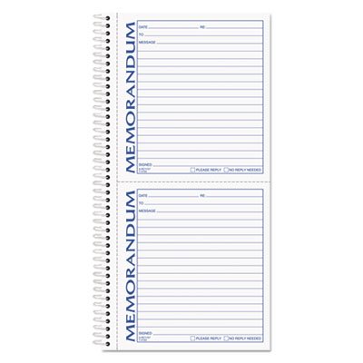 Tops Memorandum Book, 5 x 5 1/2, Two-Part Carbonless, 100 Sets/Book TOP4150