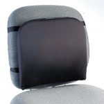 Kensington L82025F Memory Foam Backrest, 16w x 12d x 16h, Black KMW82025