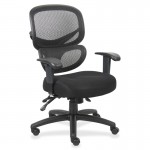 Mesh-Back Fabric Executive Chairs 60622