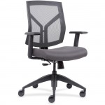 Lorell Mesh Back/Fabric Seat Mid-Back Task Chair 83111A206
