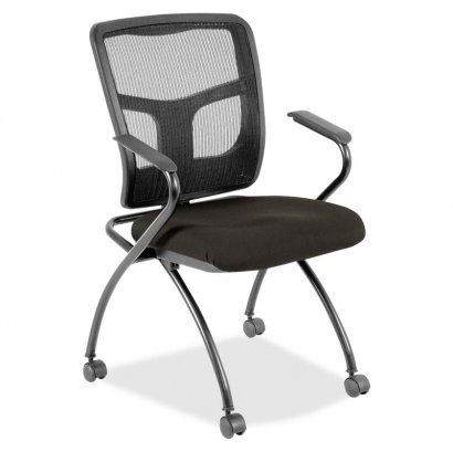 Mesh Back Fabric Seat Nesting Chairs 8437404