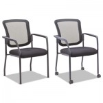 Mesh Guest Stacking Chair, Black ALEEL4314