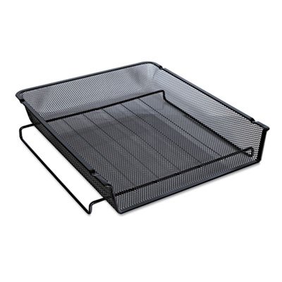 UNVDS-067 Mesh Stackable Front Load Tray, Letter, Black UNV20004