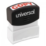 UNV10048 Message Stamp, COPY, Pre-Inked One-Color, Red UNV10048