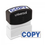 UNV10047 Message Stamp, COPY, Pre-Inked One-Color, Blue UNV10047