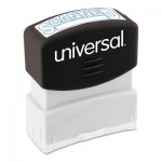 Message Stamp, SCANNED, Pre-Inked One-Color, Blue UNV10157