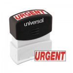 UNV10070 Message Stamp, URGENT, Pre-Inked One-Color, Red UNV10070