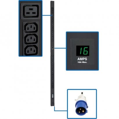 Tripp Lite Metered 38-Outlets PDU PDUMV16HV