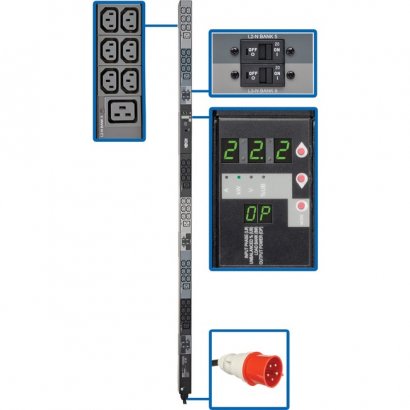 Tripp Lite Metered 42 Outlets PDU PDU3XMV6G32