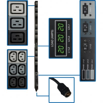 Tripp Lite Metered 45-Outlets PDU PDU3MV6H50