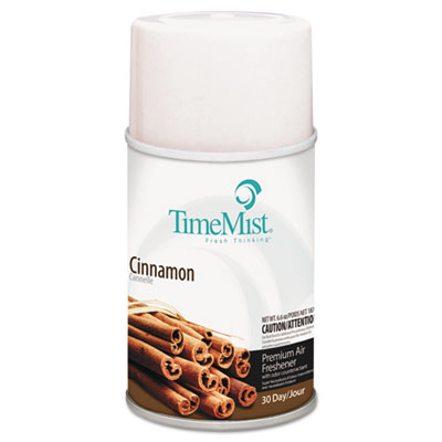 TimeMist Metered Aerosol Fragrance Dispenser Refills, Cinnamon, 6.6oz, 12/Carton TMS1042746