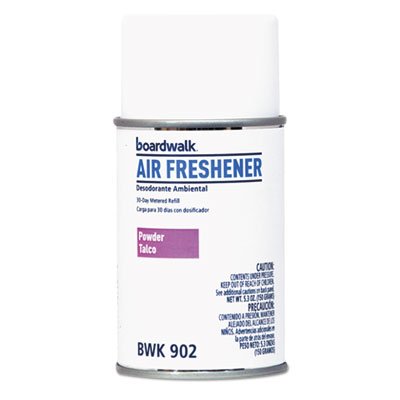 Metered Air Freshener Refill, Powder Mist, 5.3 oz Aerosol, 12/Carton BWK902