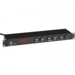 Black Box Metered Rackmount PDU with Front and Rear Outlets PDUMH14-S15-120V