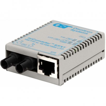 Omnitron Systems miConverter S/FXT ST Single-Mode 30km USB/US AC Powered 1601-1-1