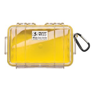 Pelican Micro Case with Yellow Liner 1040-027-100