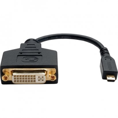 Tripp Lite Micro HDMI Male ( Type D ) to DVI-D Female Adapter, 6 Inch P132-06N-MICRO