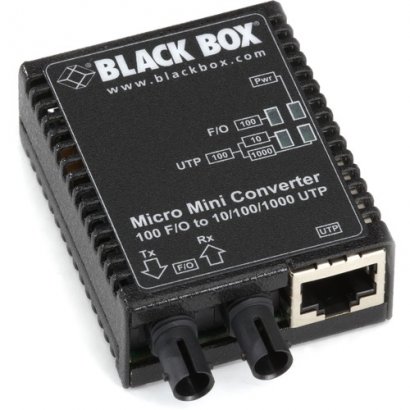 Black Box Micro Mini Transcevier Media Converter LMC401A