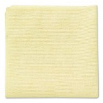 RCP 1820584 Microfiber Cleaning Cloths, 16 x 16, Yellow, 24/Pack RCP1820584