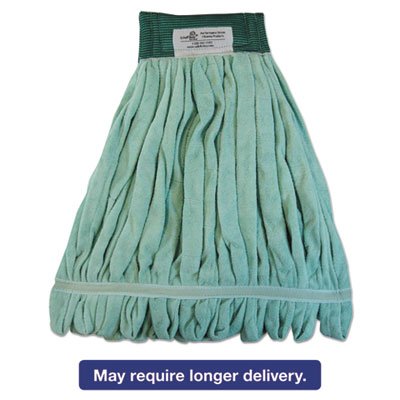 Microfiber Mop Head, Wet Mop, Medium, Green BWKMWTMG