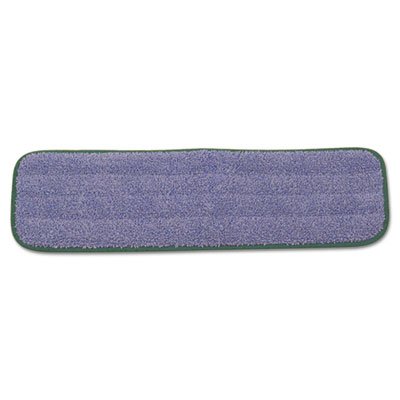 RCP Q410 GRE Microfiber Wet Mopping Pad, 18 1/2" x 5 1/2" x 1/2", Green, 12/Carton