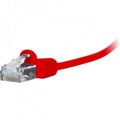 Comprehensive MicroFlex Pro AV/IT CAT6 Snagless Patch Cable Red 7ft MCAT6-7PRORED