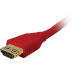 Comprehensive MicroFlex Pro AV/IT Series High Speed HDMI Cable with ProGrip Deep Red MHD-MHD-12PRORED