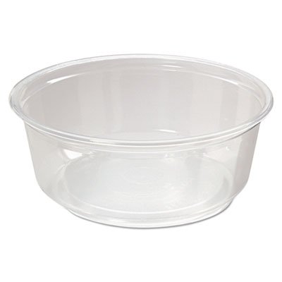 9505100 Microwavable Deli Containers, 8oz, Clear, 500/Carton FABPK8SC