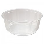 9505100 Microwavable Deli Containers, 8oz, Clear, 500/Carton FABPK8SC